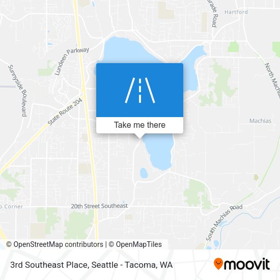 3rd Southeast Place map