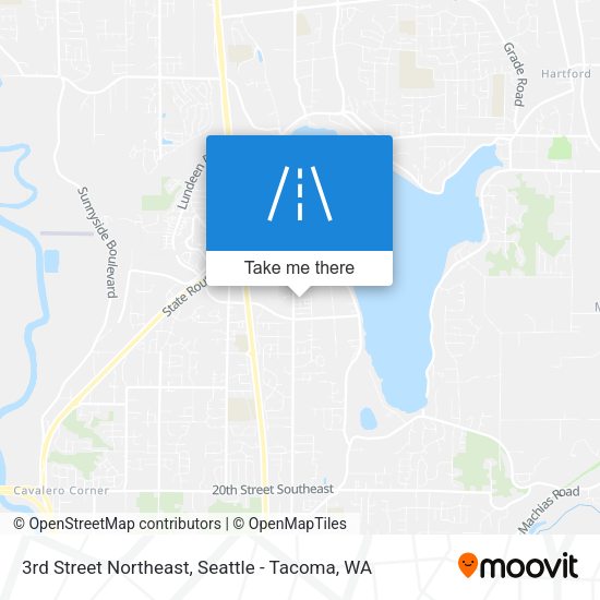3rd Street Northeast map