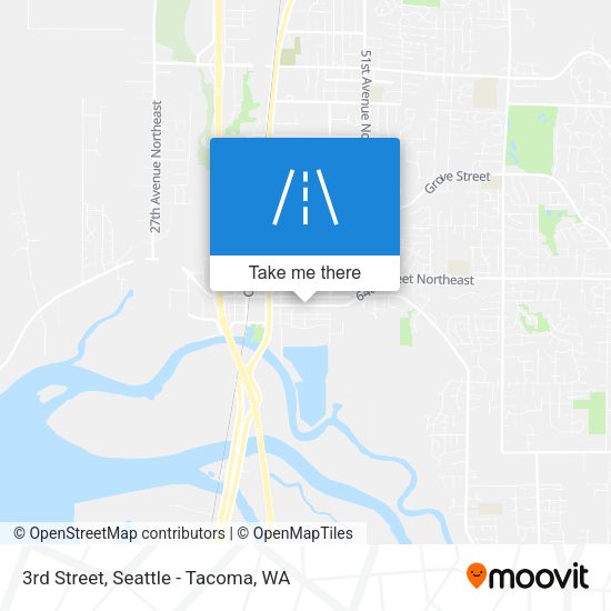 Mapa de 3rd Street