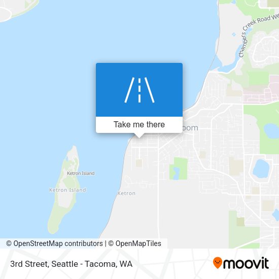 3rd Street map