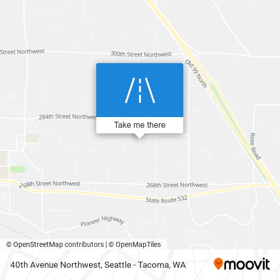 Mapa de 40th Avenue Northwest