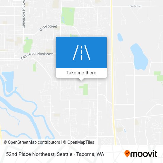 Mapa de 52nd Place Northeast