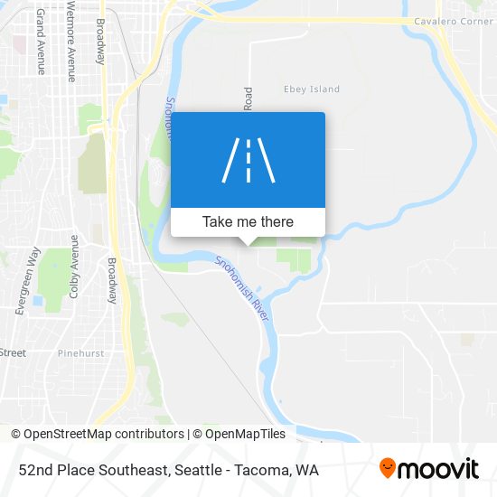 Mapa de 52nd Place Southeast