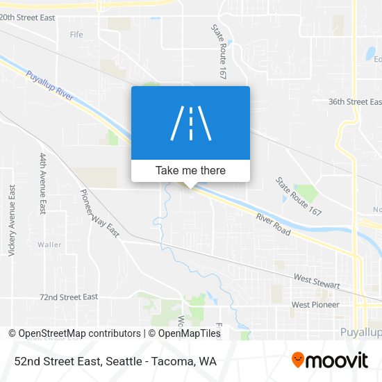 Mapa de 52nd Street East