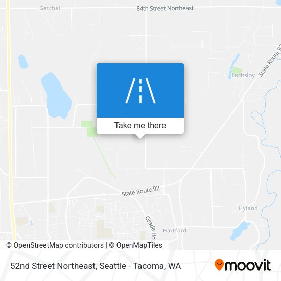 Mapa de 52nd Street Northeast