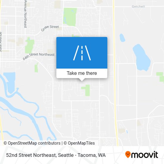 52nd Street Northeast map