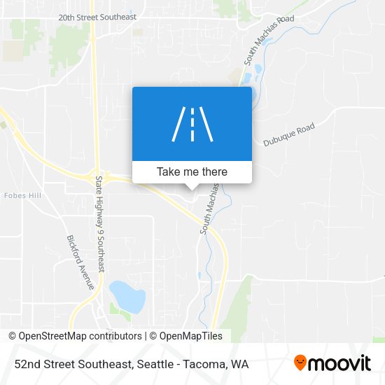 52nd Street Southeast map