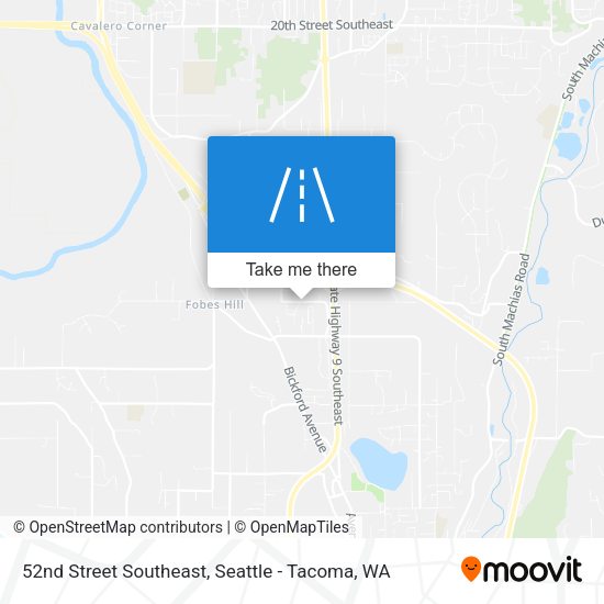 52nd Street Southeast map