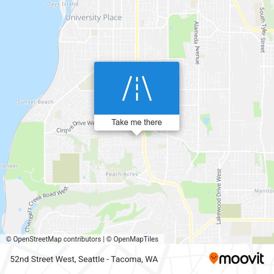 52nd Street West map