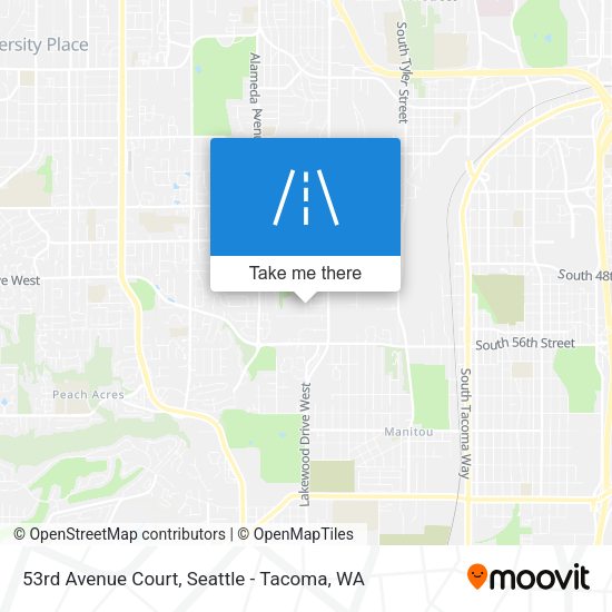 53rd Avenue Court map