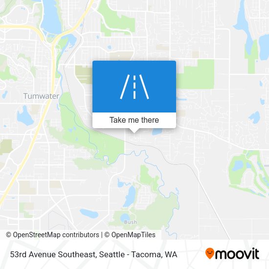 53rd Avenue Southeast map