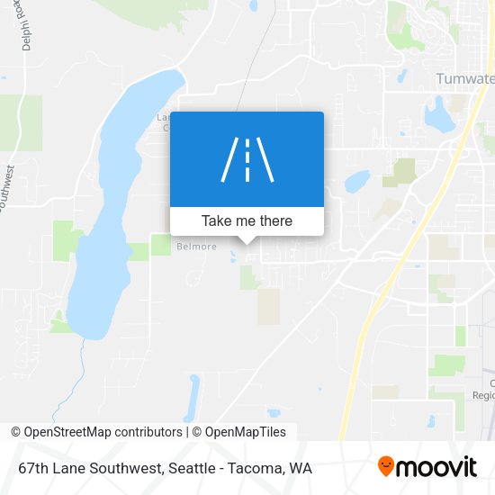 67th Lane Southwest map