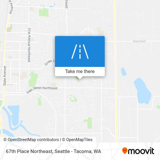 Mapa de 67th Place Northeast