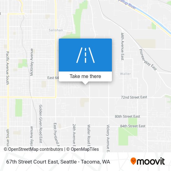 Mapa de 67th Street Court East