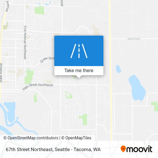 Mapa de 67th Street Northeast
