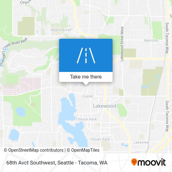 Mapa de 68th Avct Southwest