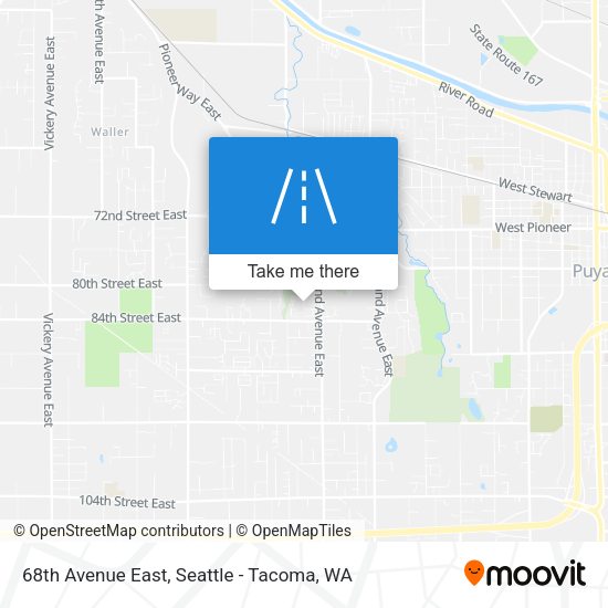 Mapa de 68th Avenue East