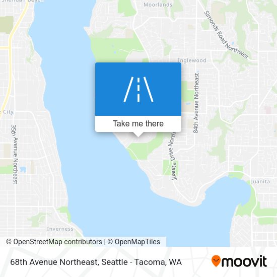 68th Avenue Northeast map