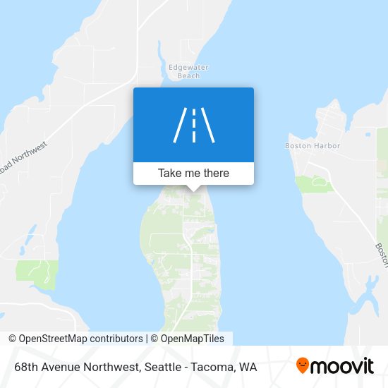 68th Avenue Northwest map