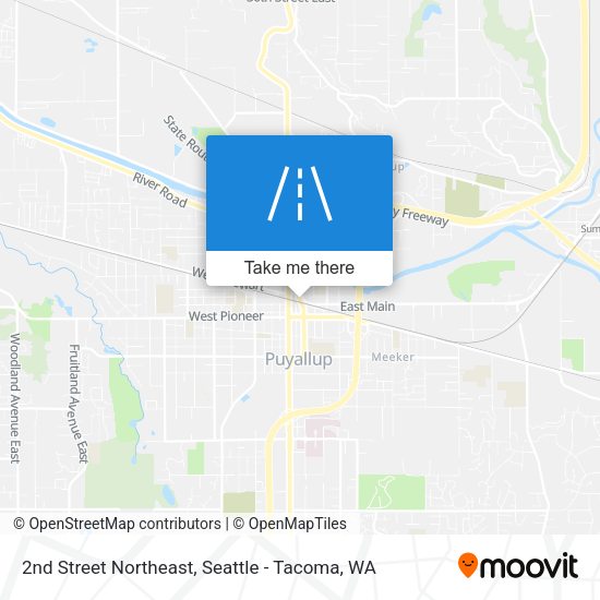 Mapa de 2nd Street Northeast