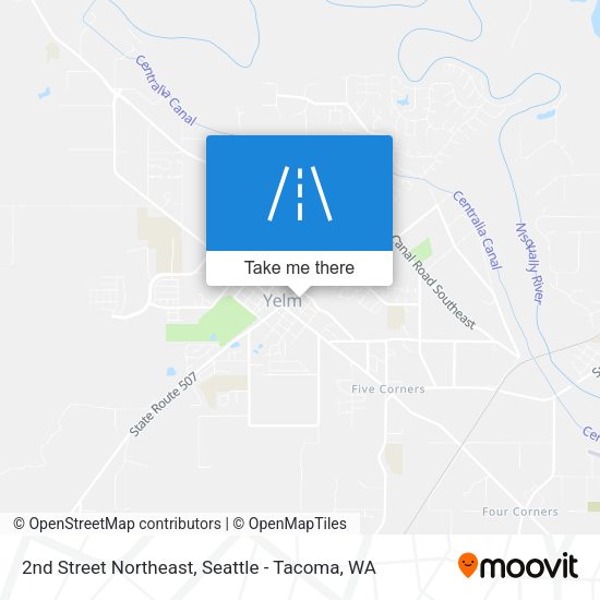 2nd Street Northeast map
