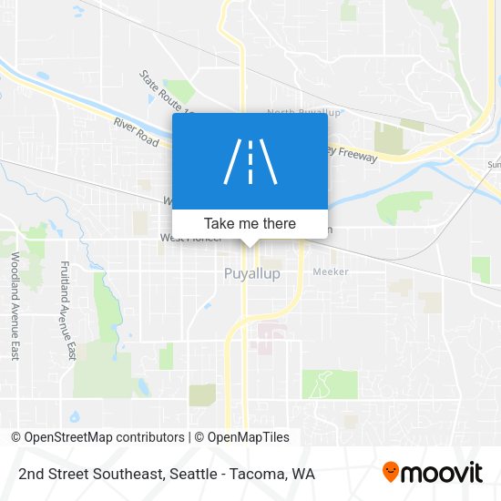 Mapa de 2nd Street Southeast