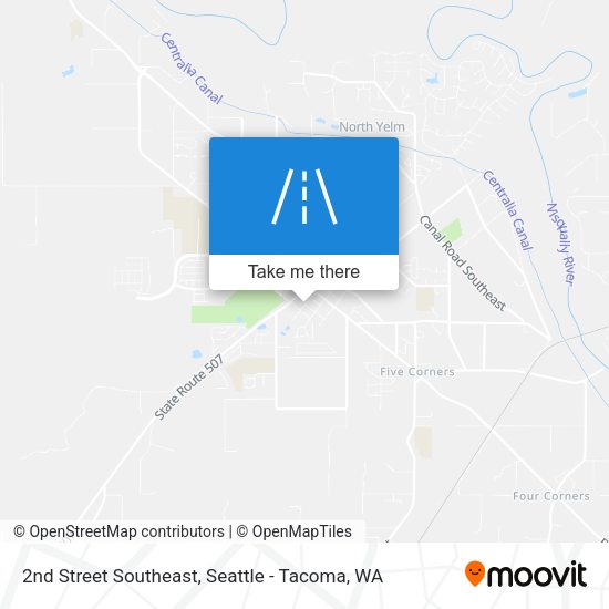 2nd Street Southeast map