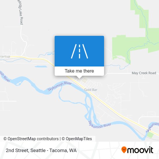 2nd Street map