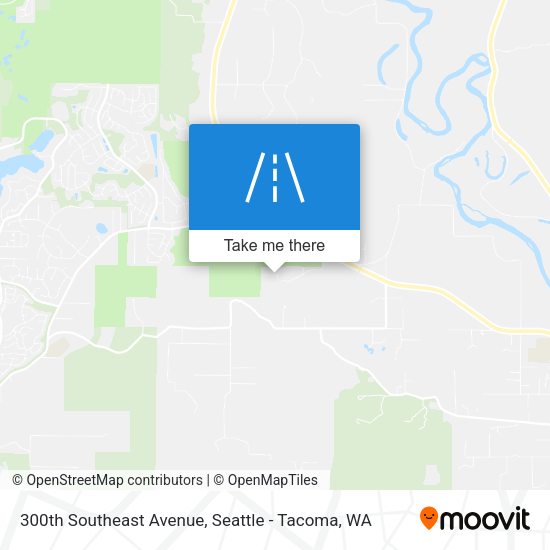 300th Southeast Avenue map