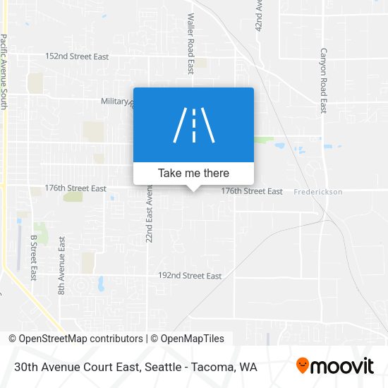 Mapa de 30th Avenue Court East