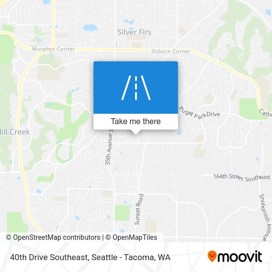 Mapa de 40th Drive Southeast