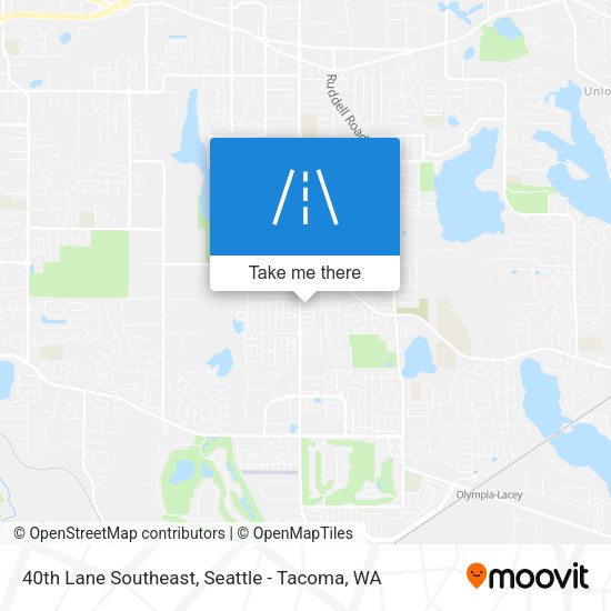 Mapa de 40th Lane Southeast