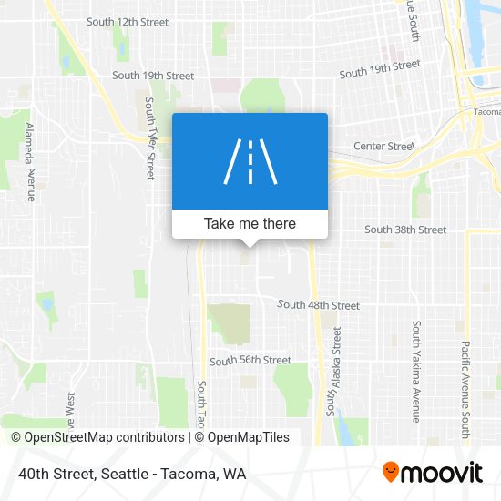 40th Street map