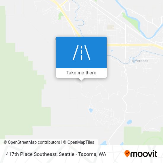 Mapa de 417th Place Southeast