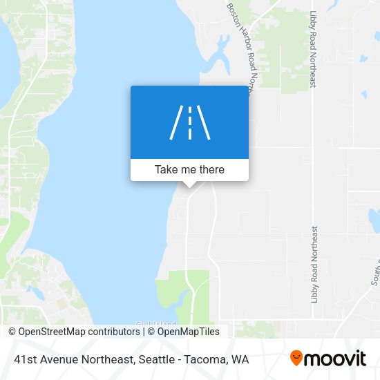 41st Avenue Northeast map