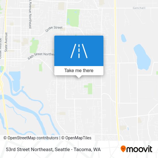 53rd Street Northeast map