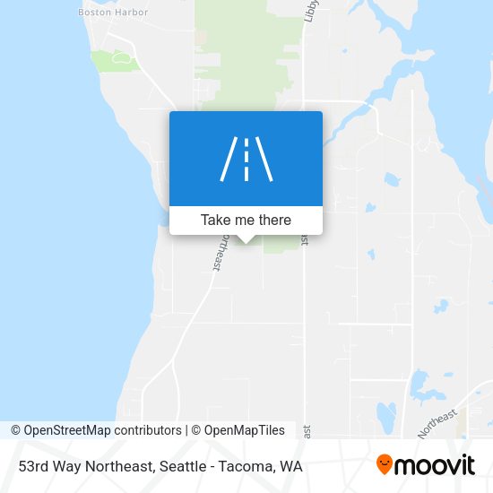 53rd Way Northeast map