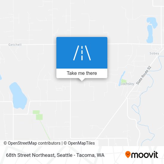 68th Street Northeast map