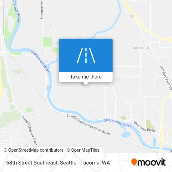 Mapa de 68th Street Southeast