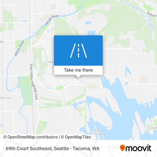 69th Court Southeast map