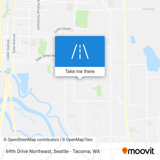 Mapa de 69th Drive Northeast