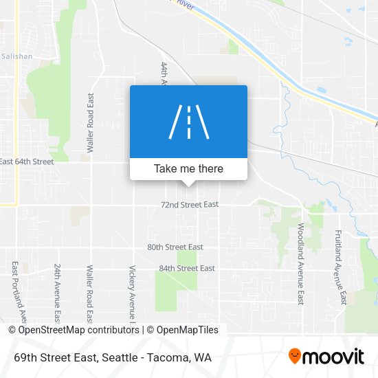 Mapa de 69th Street East