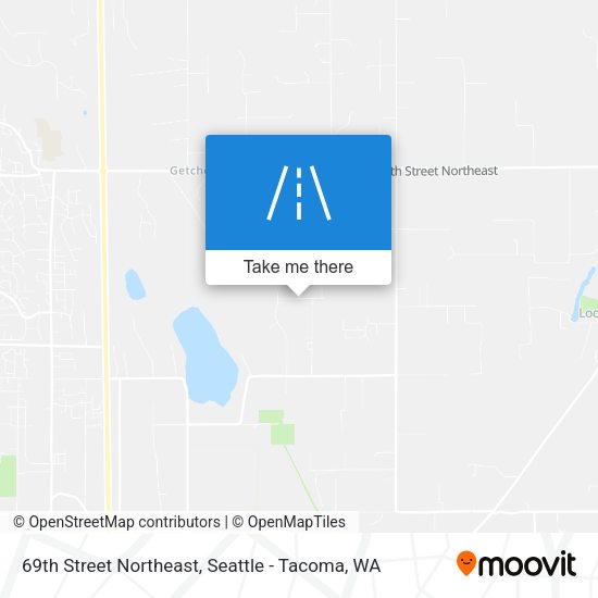 69th Street Northeast map