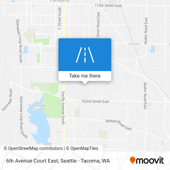 Mapa de 6th Avenue Court East