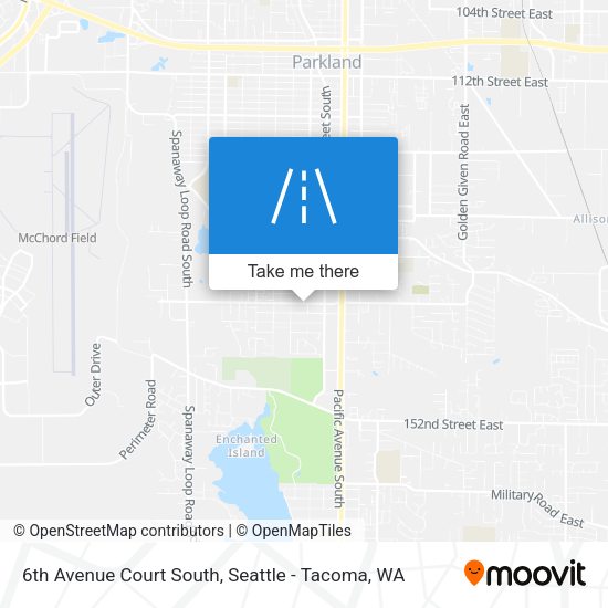Mapa de 6th Avenue Court South