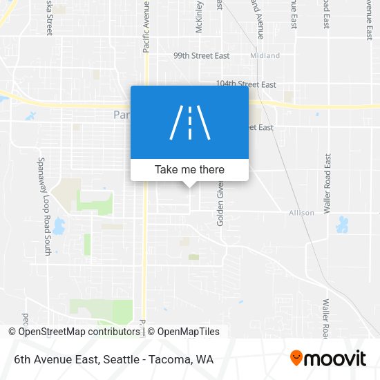 6th Avenue East map