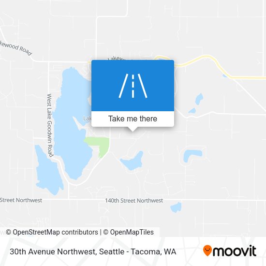 Mapa de 30th Avenue Northwest