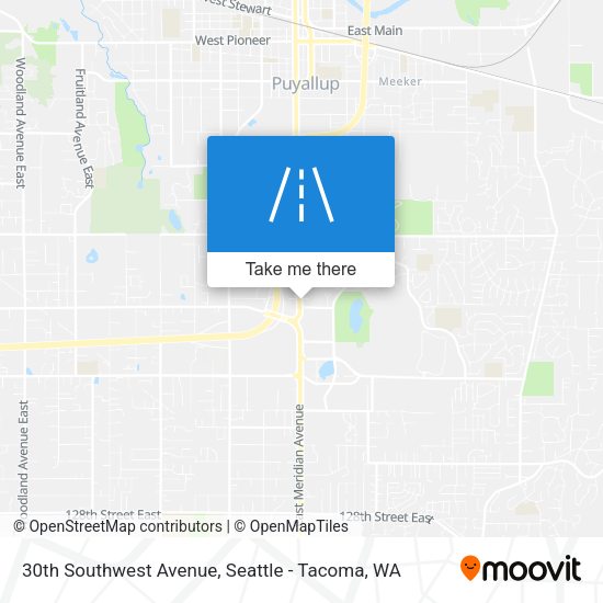 30th Southwest Avenue map
