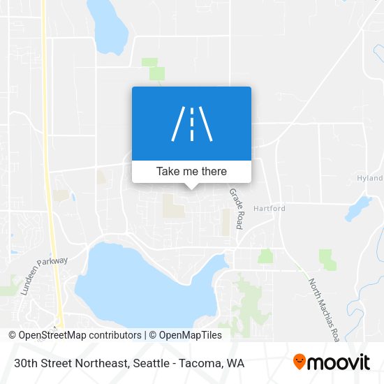 Mapa de 30th Street Northeast