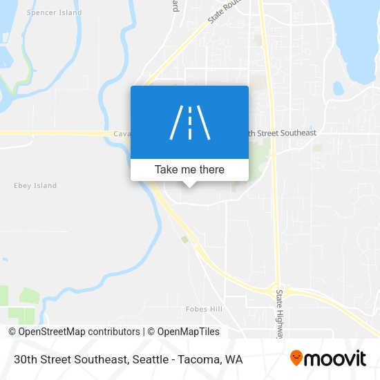 Mapa de 30th Street Southeast